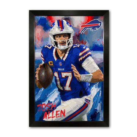 Buffalo Bills<br>Josh Allen Artist Series Print