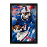 Buffalo Bills<br>James Cook Artist Series Print