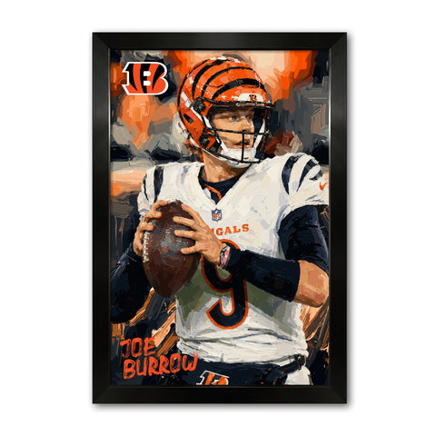 Cincinnati Bengals<br>Joe Burrow Artist Series Print