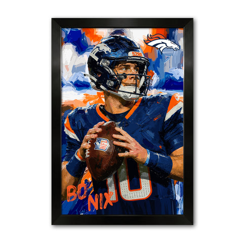 Denver Broncos<br>Bo Nix Artist Series Print