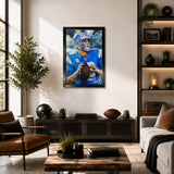 Detroit Lions<br>Jared Goff Artist Series Print