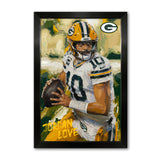Green Bay Packers<br>Jordan Love Artist Series Print