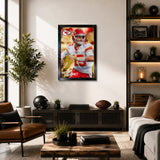 Kansas City Chiefs<br>Patrick Mahomes Artist Series Print