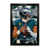 Philadelphia Eagles<br>Jalen Hurts Artist Series Print