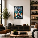 Philadelphia Eagles<br>Jalen Hurts Artist Series Print