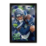 Seattle Seahawks<br>Jaxon Smith-Njigba Artist Series Print