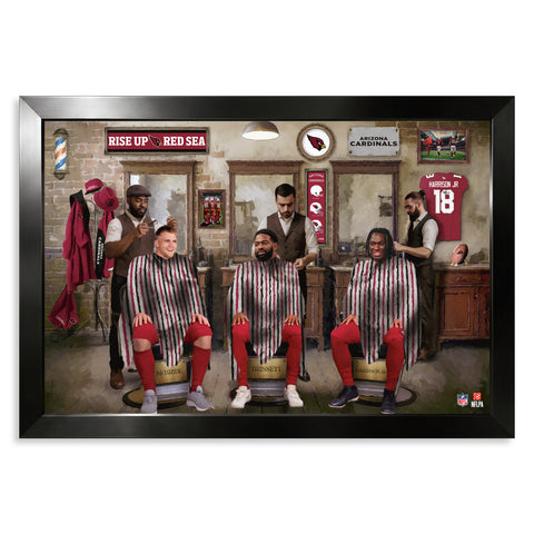 Arizona Cardinals<br>Barbershop Print