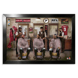 Atlanta Falcons<br>Barbershop Print