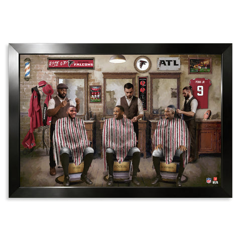Atlanta Falcons<br>Barbershop Print