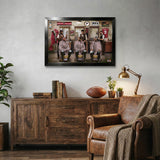 Atlanta Falcons<br>Barbershop Print