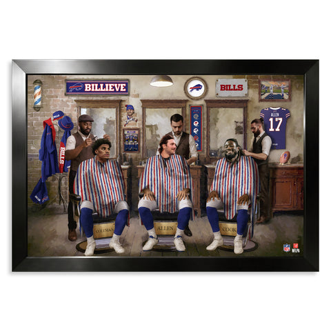 Buffalo Bills<br>Barbershop Print