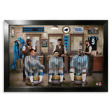 Carolina Panthers<br>Barbershop Print