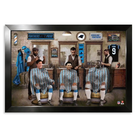 Carolina Panthers<br>Barbershop Print