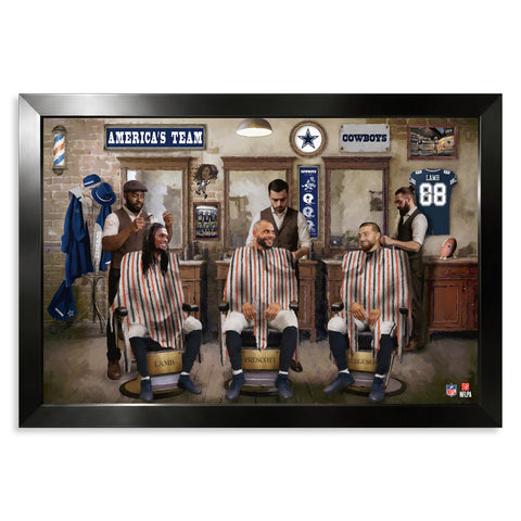 Dallas Cowboys<br>Barbershop Print