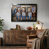 Detroit Lions<br>Barbershop Print