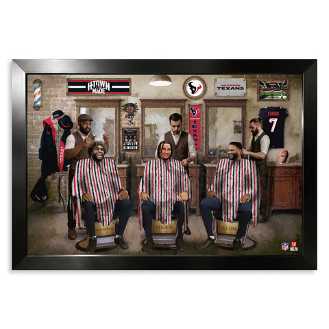 Houston Texans<br>Barbershop Print