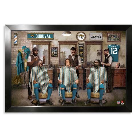 Jacksonville Jaguars<br>Barbershop Print