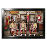 Kansas City Chiefs<br>Barbershop Print