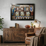 Los Angeles Chargers<br>Barbershop Print