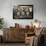 Miami Dolphins<br>Barbershop Print
