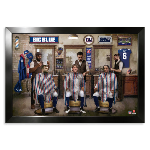 New York Giants<br>Barbershop Print