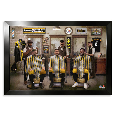 Pittsburgh Steelers<br>Barbershop Print