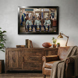 Seattle Seahawks<br>Barbershop Print