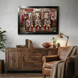 San Francisco 49ers<br>Barbershop Print