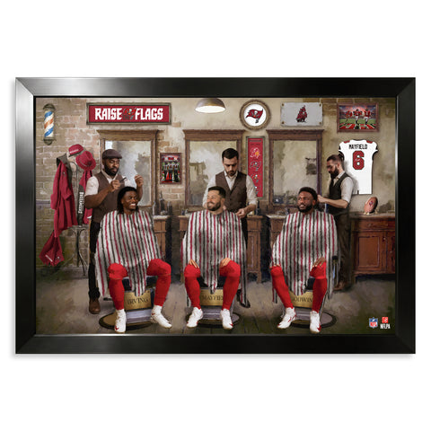 Tampa Bay Buccaneers<br>Barbershop Print