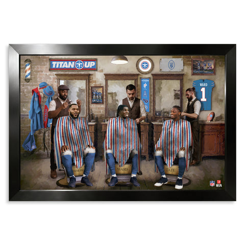 Tennessee Titans<br>Barbershop Print