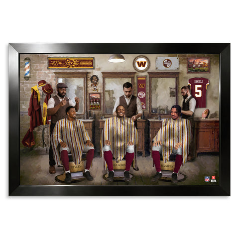 Washington Commanders<br>Barbershop Print