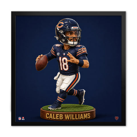 Chicago Bears<br>Caleb Williams Bobblehead Print