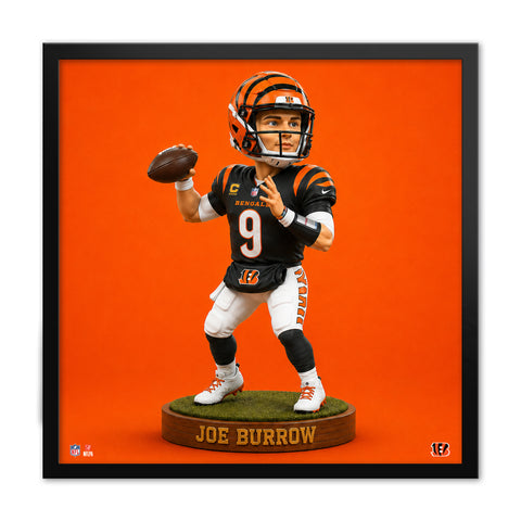 Cincinnati Bengals<br>Joe Burrow Bobblehead Print