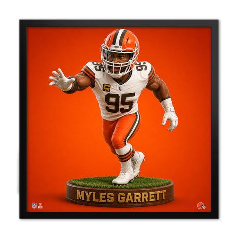 Cleveland Browns<br>Myles Garrett Bobblehead Print