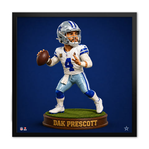 Dallas Cowboys<br>Dak Prescott Bobblehead Print