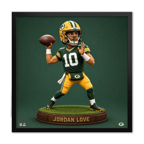 Green Bay Packers<br>Jordan Love Bobblehead Print