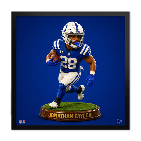 Indianapolis Colts<br>Jonathan Taylor Bobblehead Print