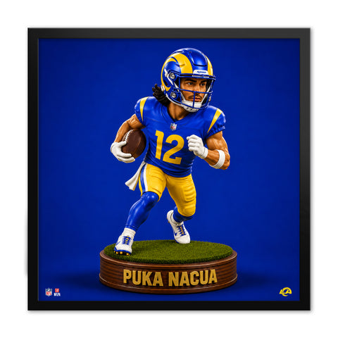 Los Angeles Rams<br>Puka Nacua Bobblehead Print