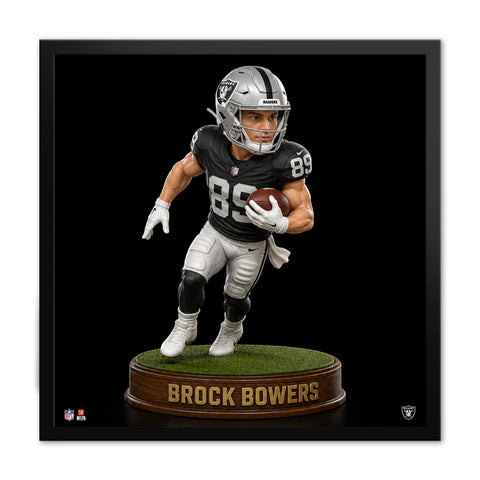 Las Vegas Raiders<br>Brock Bowers Bobblehead Print