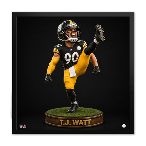 Pittsburgh Steelers<br>T.J. Watt Bobblehead Print