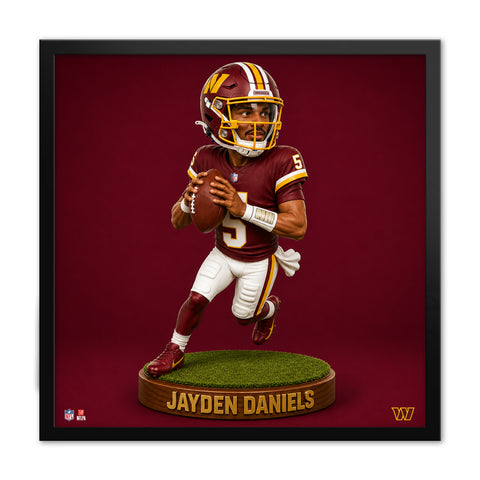 Washington Commanders<br>Jayden Daniels Bobblehead Print