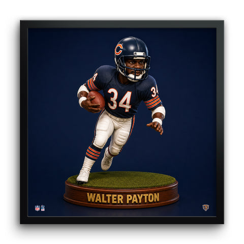 Chicago Bears<br>Walter Payton Bobblehead Print