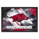 Arkansas Razorbacks<br>Brush Stroke Logo Print