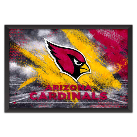Arizona Cardinals<br>Brush Stroke Logo Print