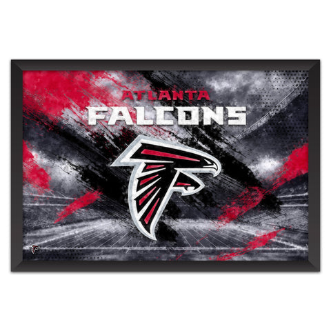 Atlanta Falcons<br>Brush Stroke Logo Print