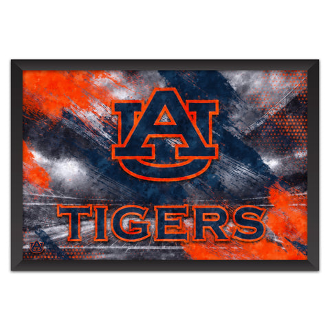 Auburn Tigers<br>Brush Stroke Logo Print