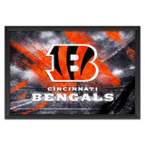 Cincinnati Bengals<br>Brush Stroke Logo Print
