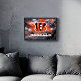 Cincinnati Bengals<br>Brush Stroke Logo Print