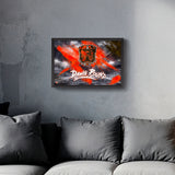 Cleveland Browns<br>Brush Stroke Logo Print