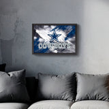 Dallas Cowboys<br>Brush Stroke Logo Print